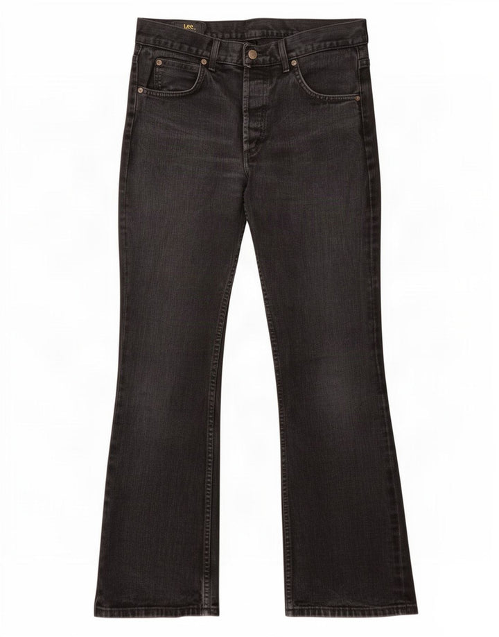 Męskie jeansy Lee Denver Bootcut W34 L30, czarne, bawełniane