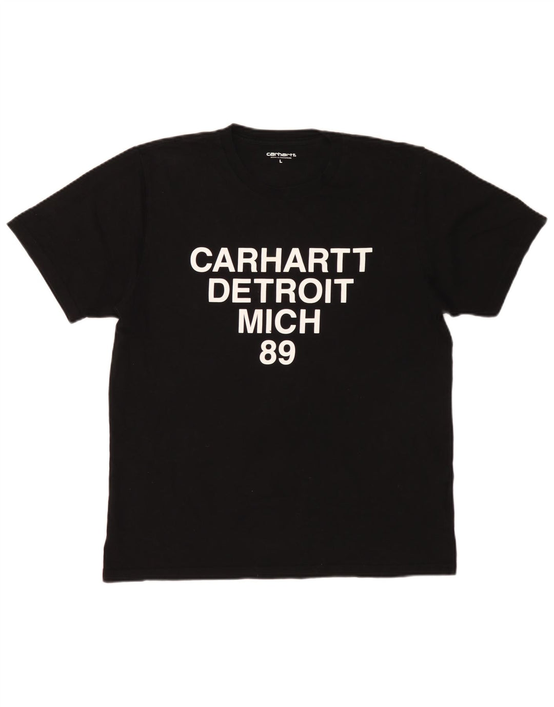 Męski T-shirt z grafiką Carhartt, duży, czarny, bawełniany