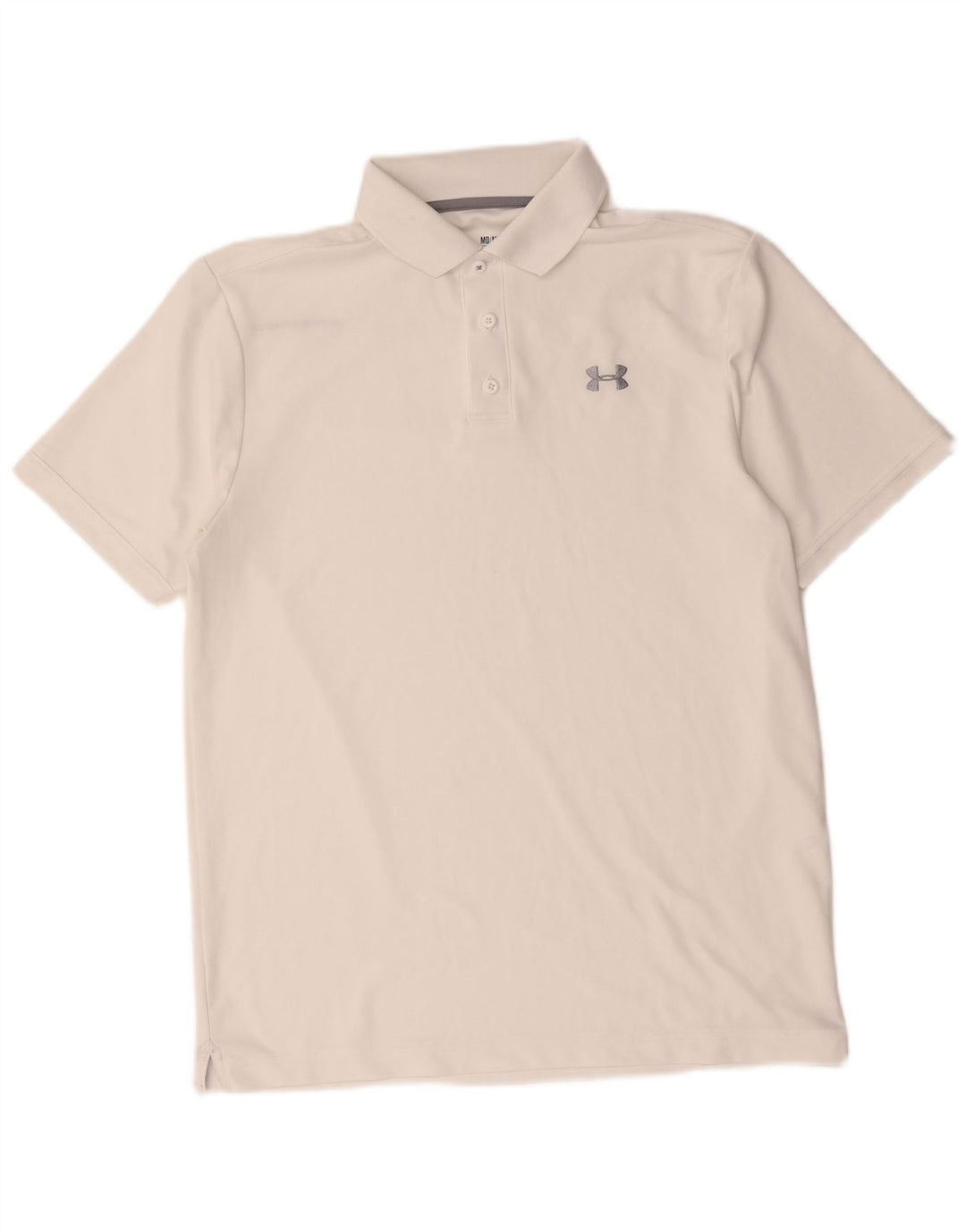 Męska koszulka polo Under Armour Heat Gear w kolorze średniobiałym
