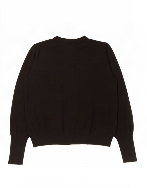 Marks & Spencer Damski sweter kardigan UK 20 2XL Czarna wiskoza