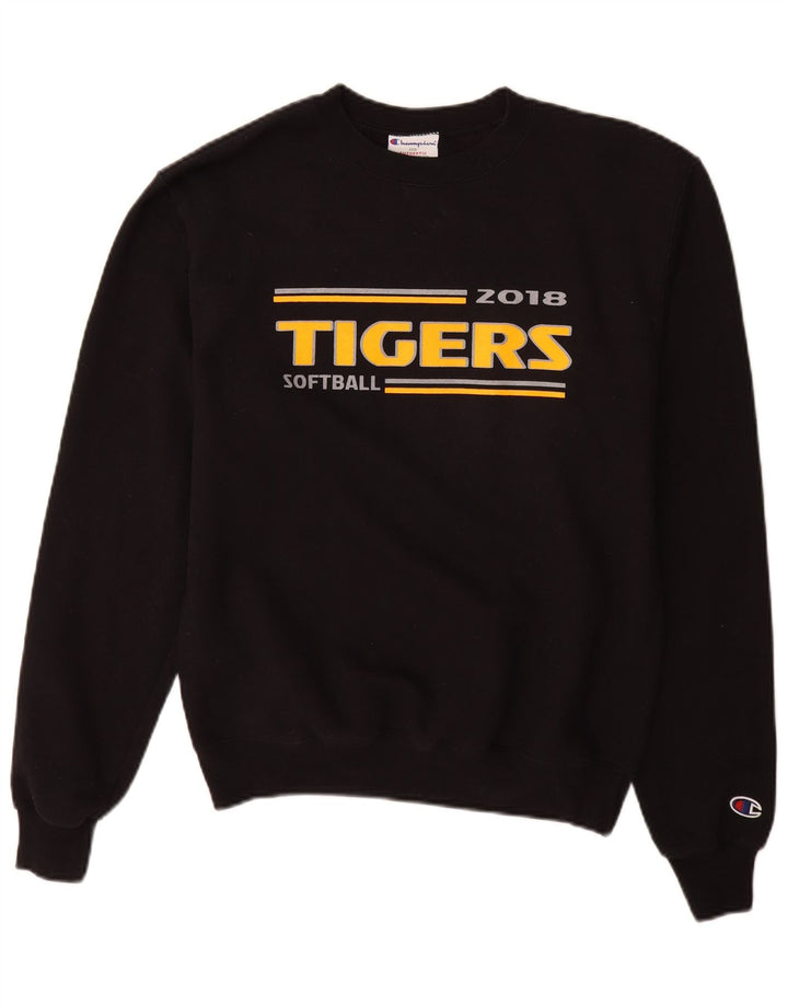 Męska bluza z grafiką Champion Tigers, mała, czarna, bawełniana