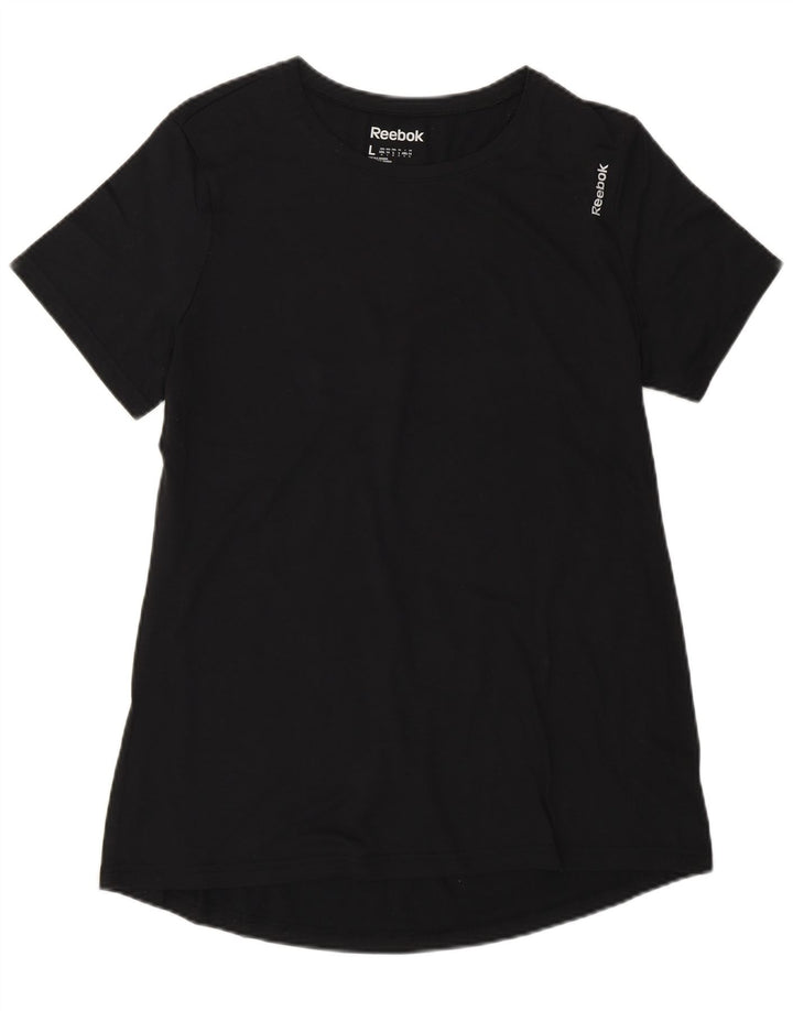 T-shirt damski Reebok Top UK 14 Średni czarny