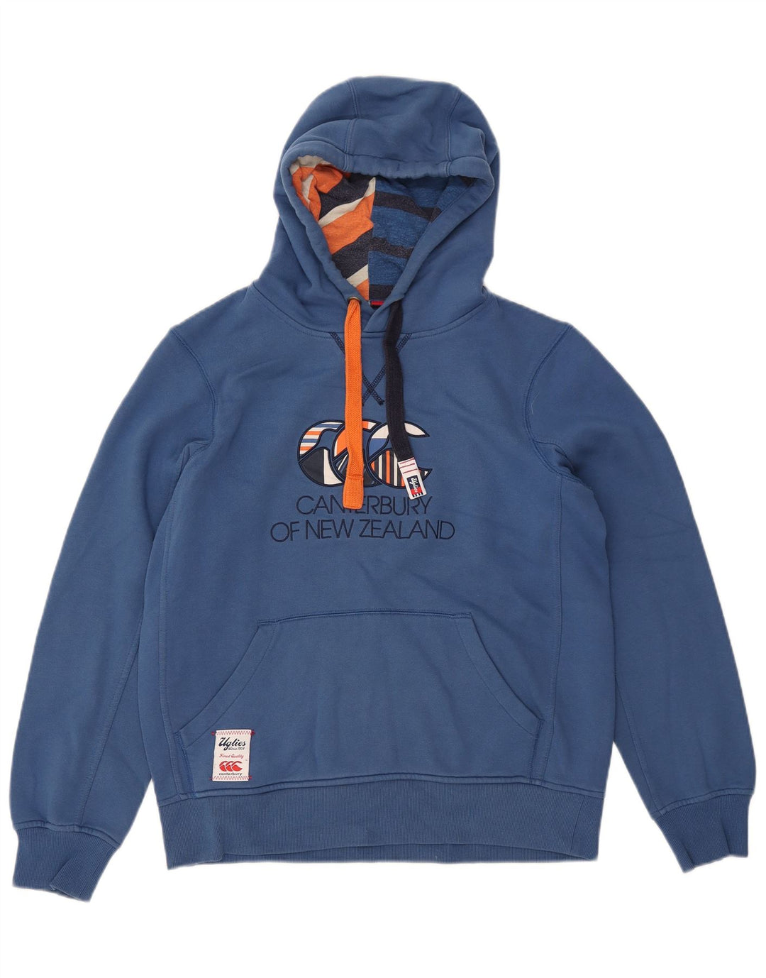 Męski sweter z kapturem Canterbury Uglies Graphic, średni niebieski