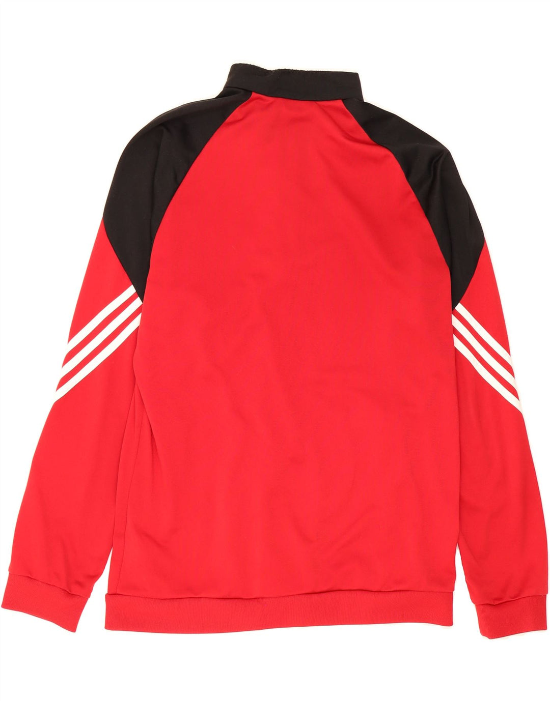 ADIDAS Mens Tracksuit Top Jacket Large Red Colourblock Polyester Vintage Adidas and Second-Hand Adidas from Messina Hembry 