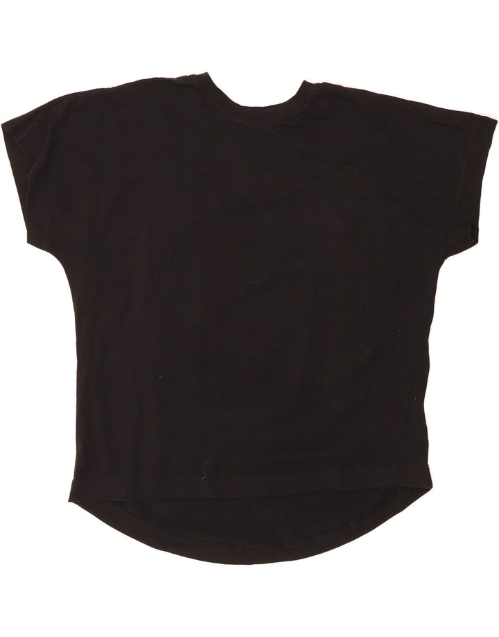 ZARA Womens Oversized T-Shirt Top UK 10 Small Black Vintage Zara and Second-Hand Zara from Messina Hembry 