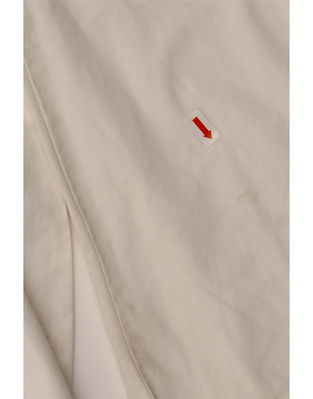 Damskie spodnie typu chino o luźnym kroju DIESEL W28 L31 Biała bawełna