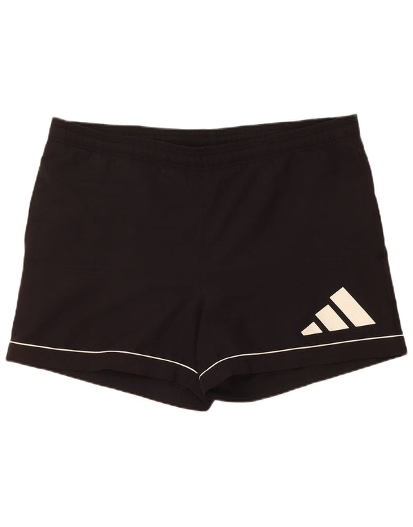 Męskie spodenki kąpielowe Adidas, średni czarny poliester