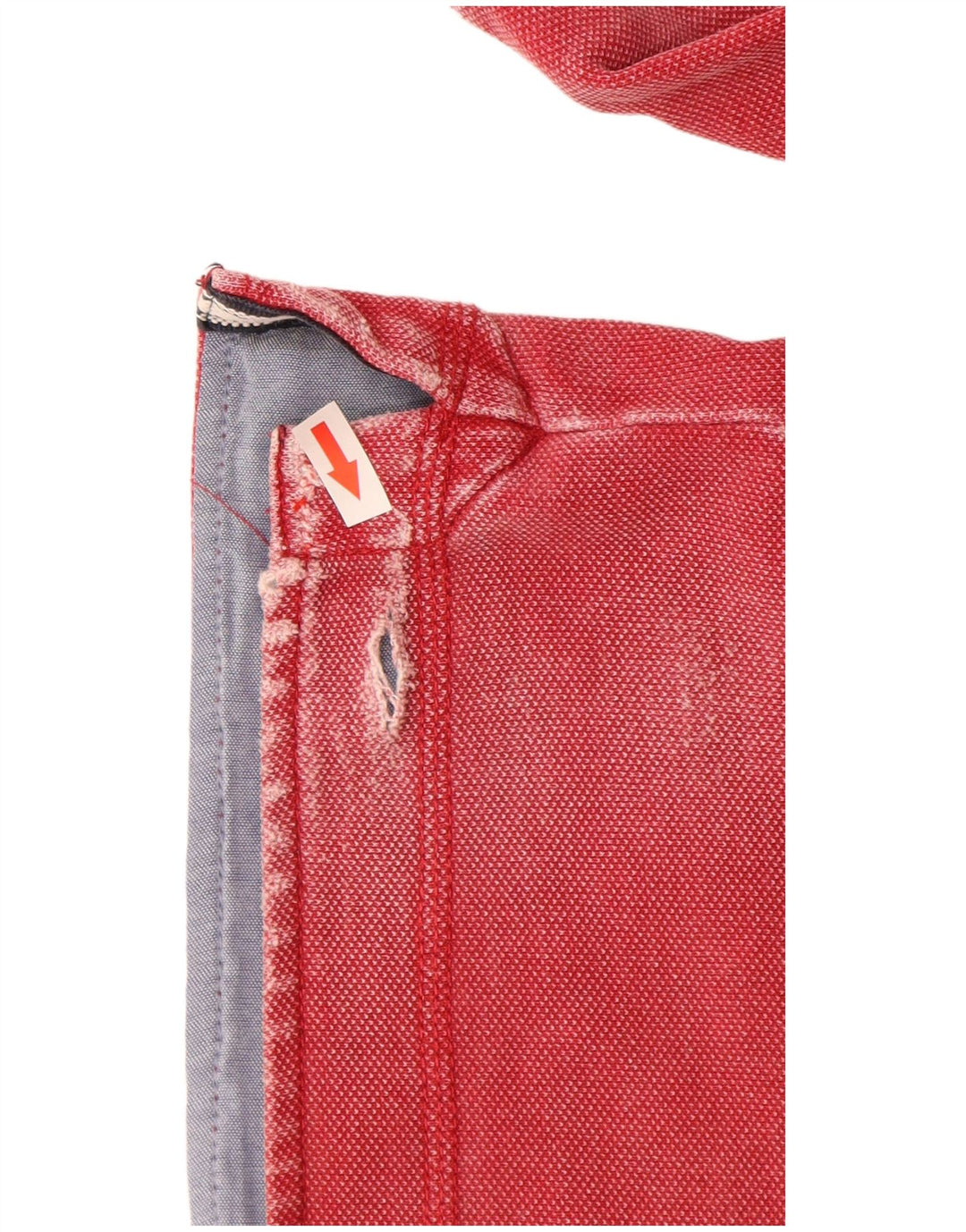 Crew Clothing Męska bluza z zamkiem błyskawicznym, 2XL, czerwona bawełna