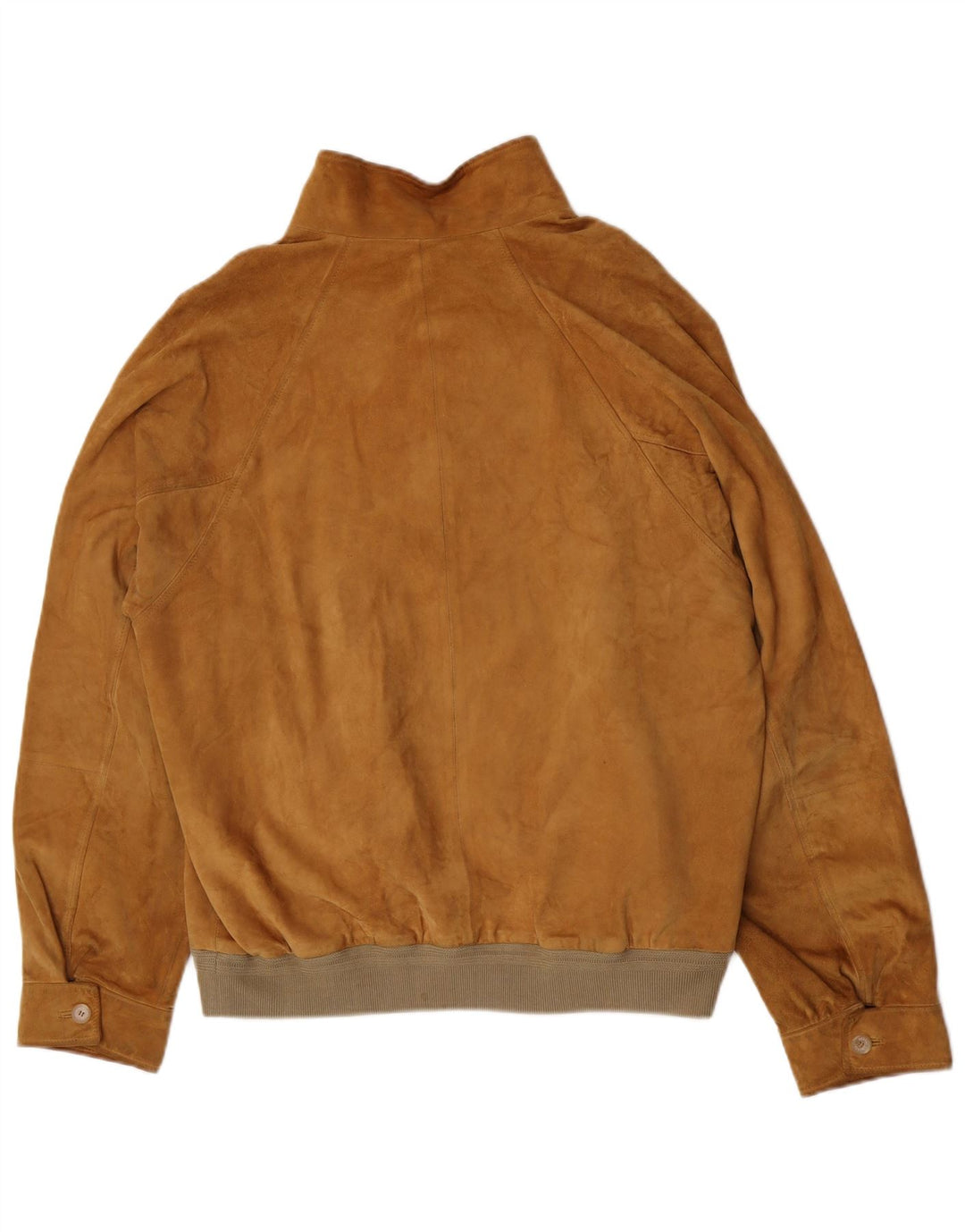 Męska zamszowa kurtka bomber Gerani IT 56 3XL Beżowa skóra