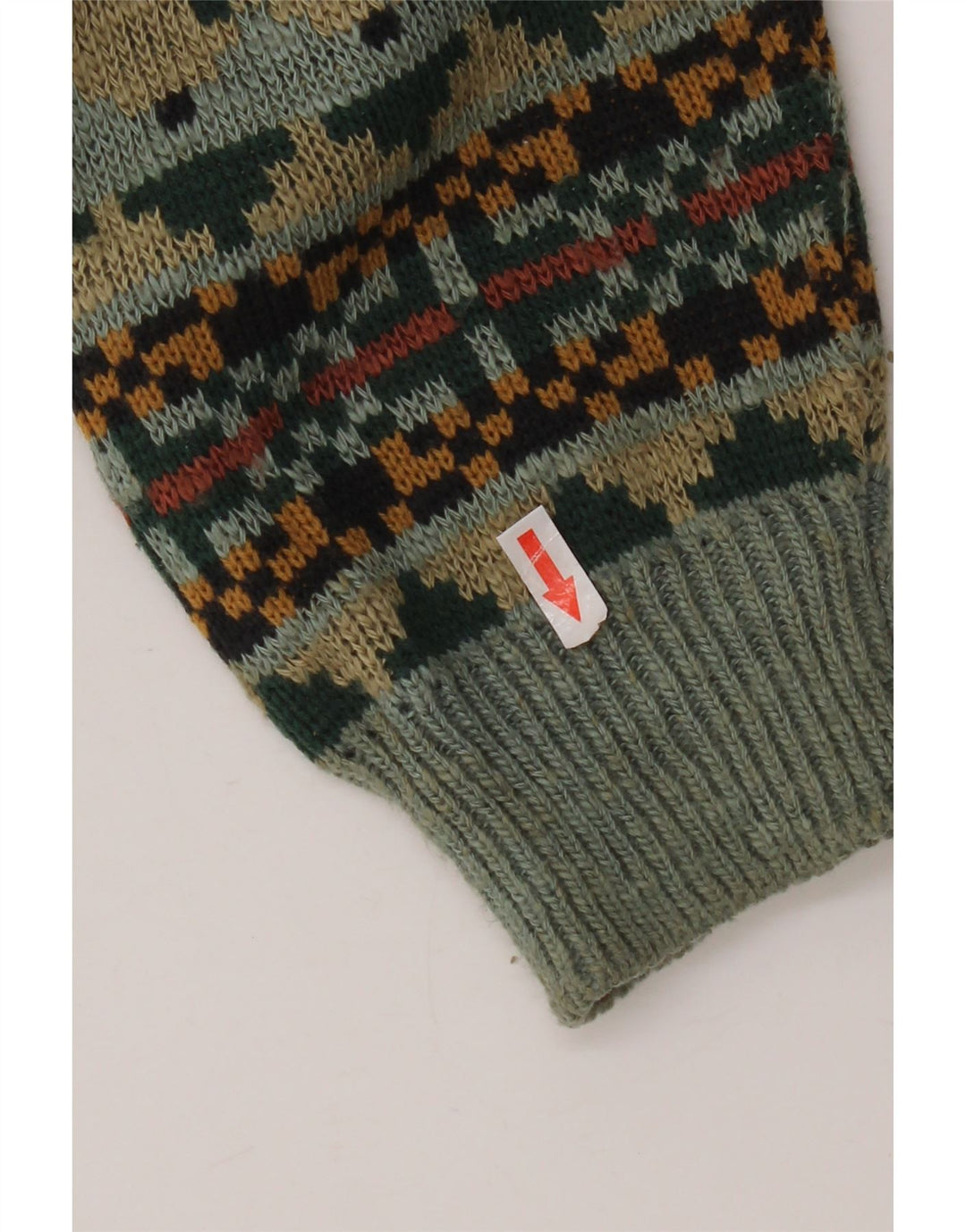 Marks & Spencer Męski sweter rozpinany, średni, wielokolorowy Fair Isle