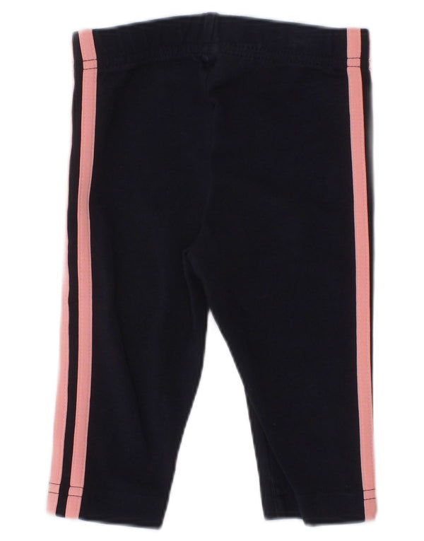 Legginsy Adidas Baby Girls Capri 3-6 miesięcy Granatowe, bawełniane