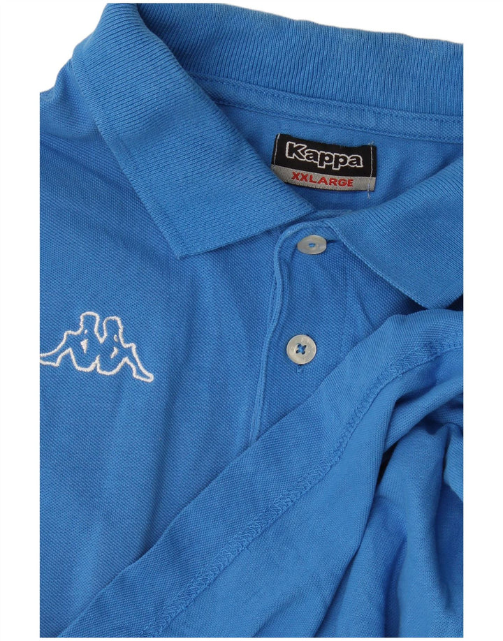Męska koszulka polo Kappa 2XL niebieska