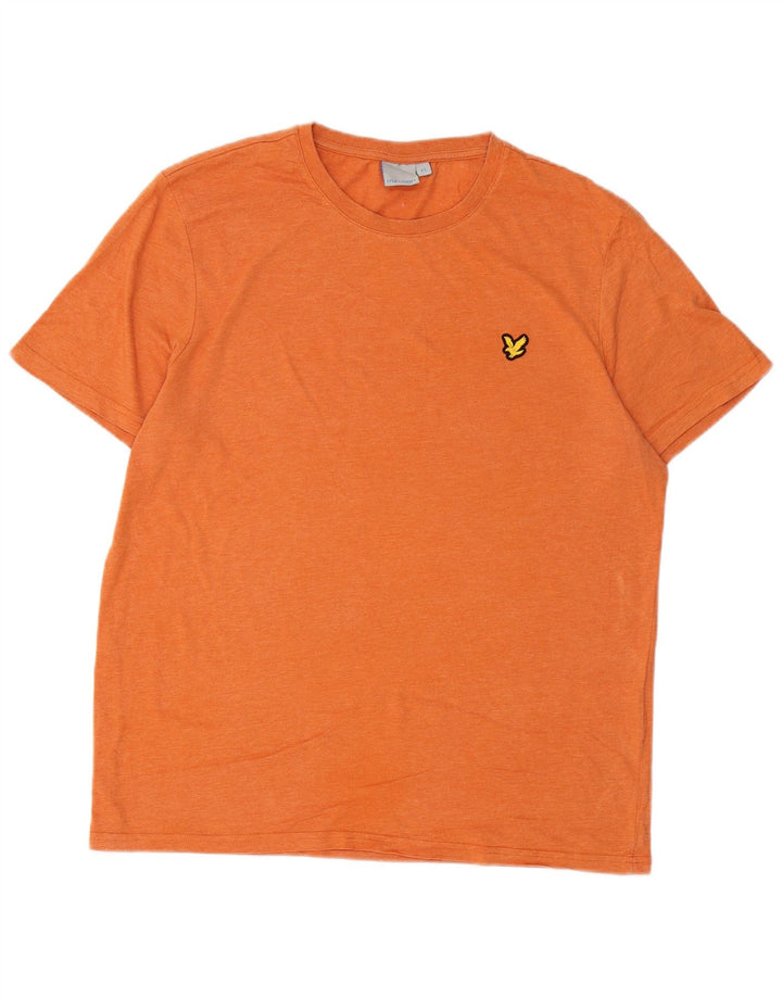 T-shirt męski LYLE & SCOTT Top XL, pomarańczowy, poliester