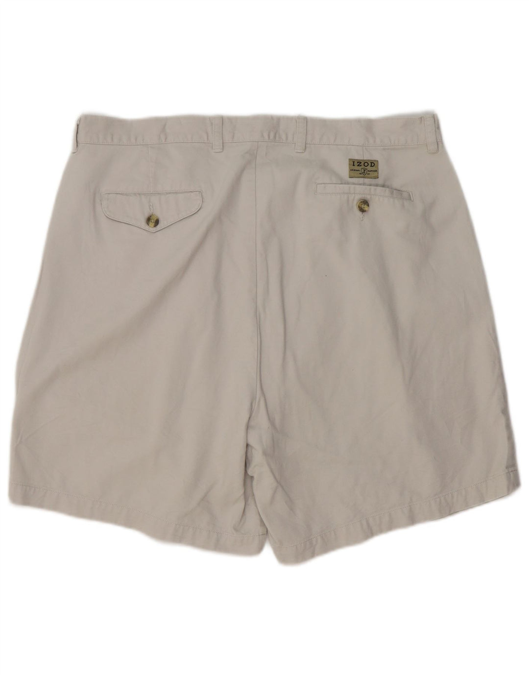 Męskie szorty Chino Izod W38 XL, szara bawełna