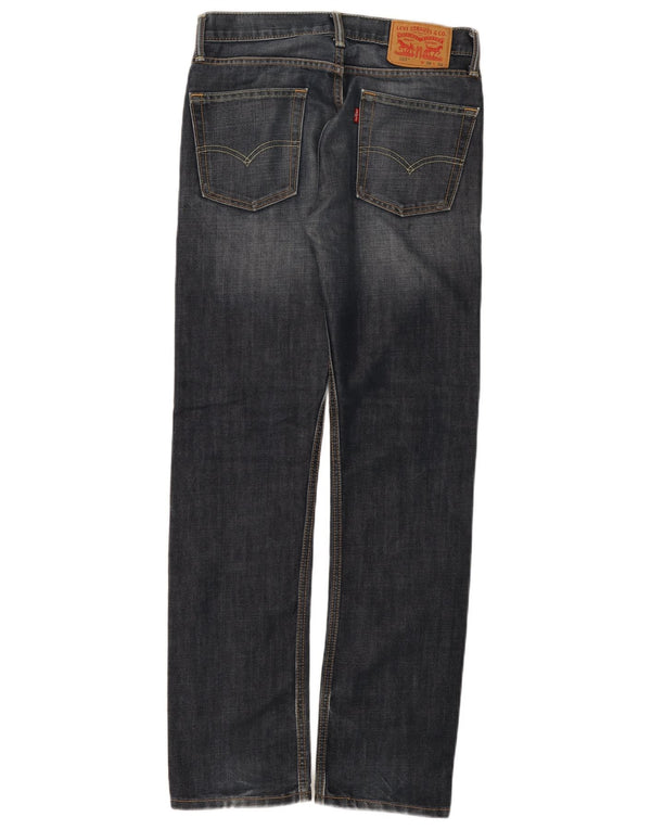 Męskie jeansy Levi's 513 Slim Straight W28 L32 Niebieskie bawełniane