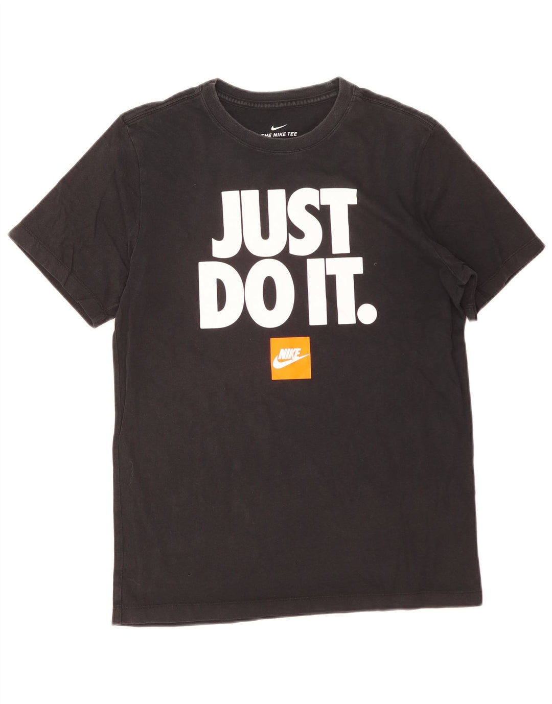 Męski T-shirt z grafiką Nike, średni czarny, bawełniany
