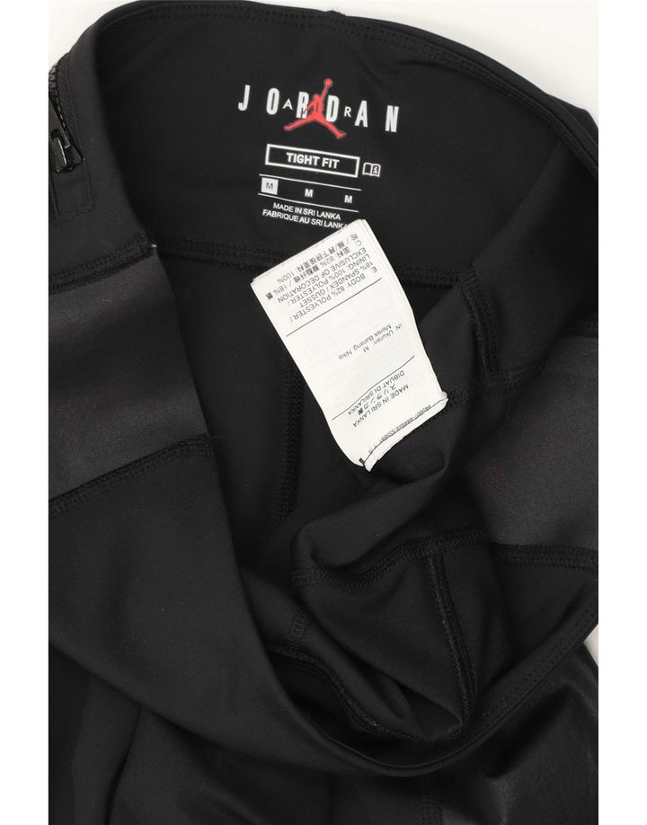 Damskie legginsy Jordan o dopasowanym kroju UK 12, poliester w kolorze średniej czerni