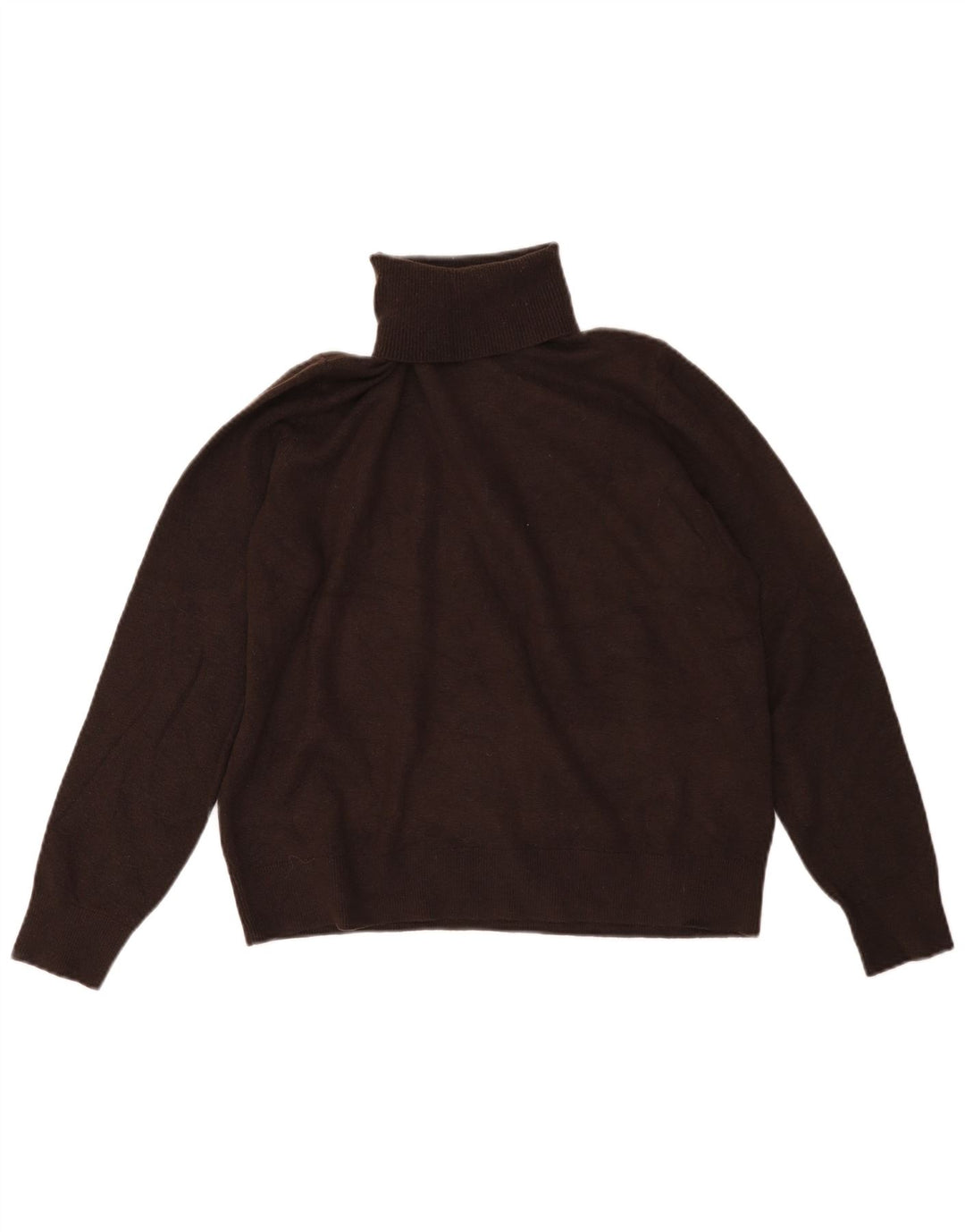 Marks & Spencer Damski sweter z golfem, UK 14, średni brąz