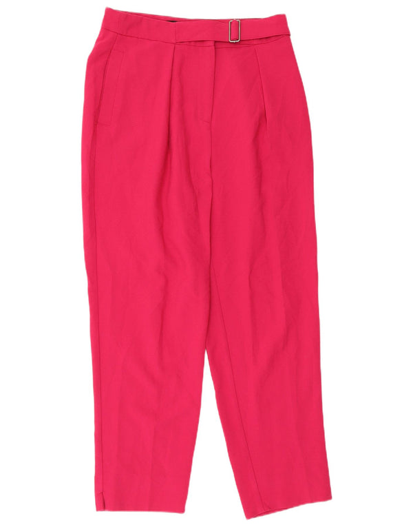 Damskie spodnie Chino Topshop UK 10 Small W28 L25 Różowy poliester