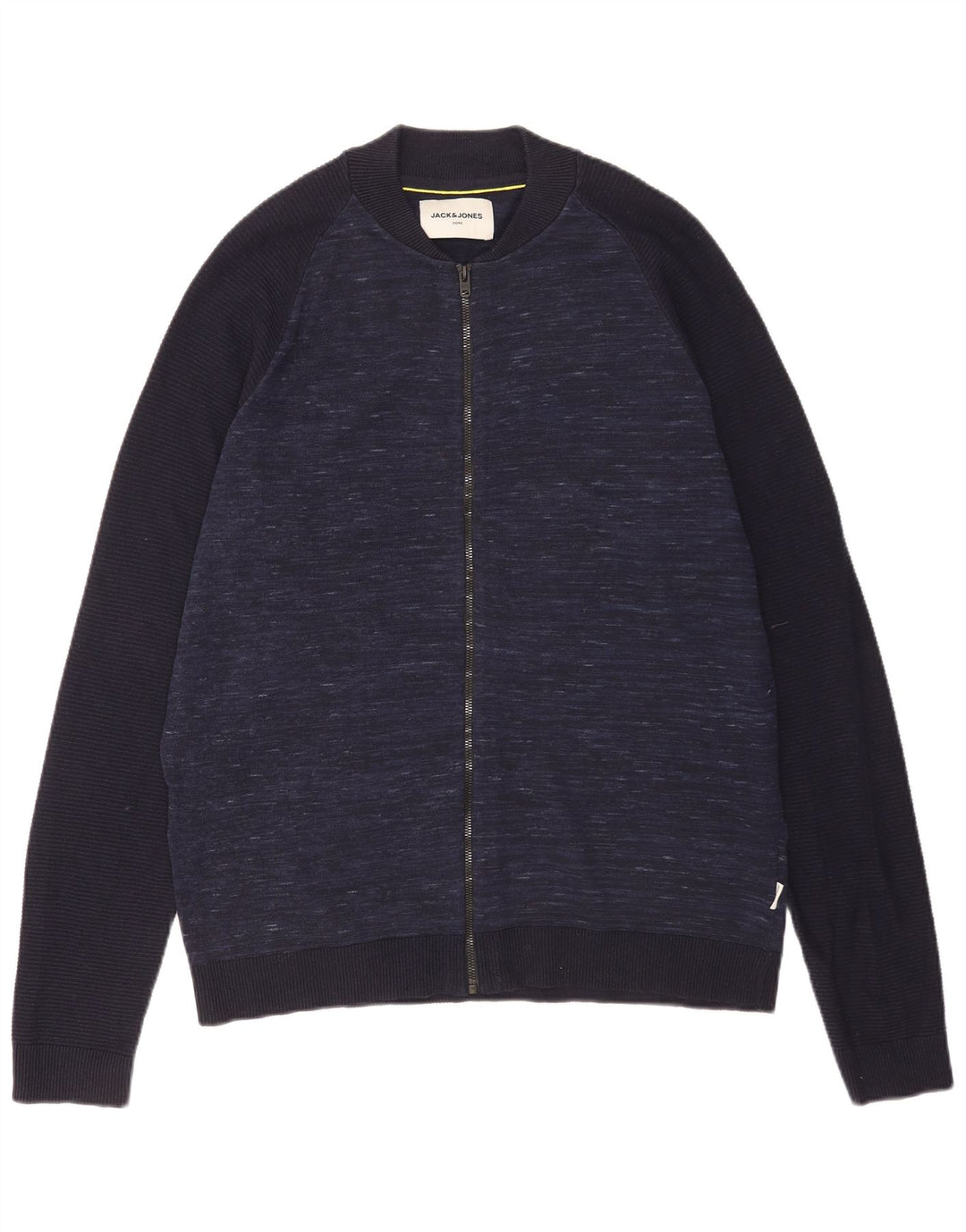 Męski sweter rozpinany Jack & Jones XL, granatowy, nakrapiany