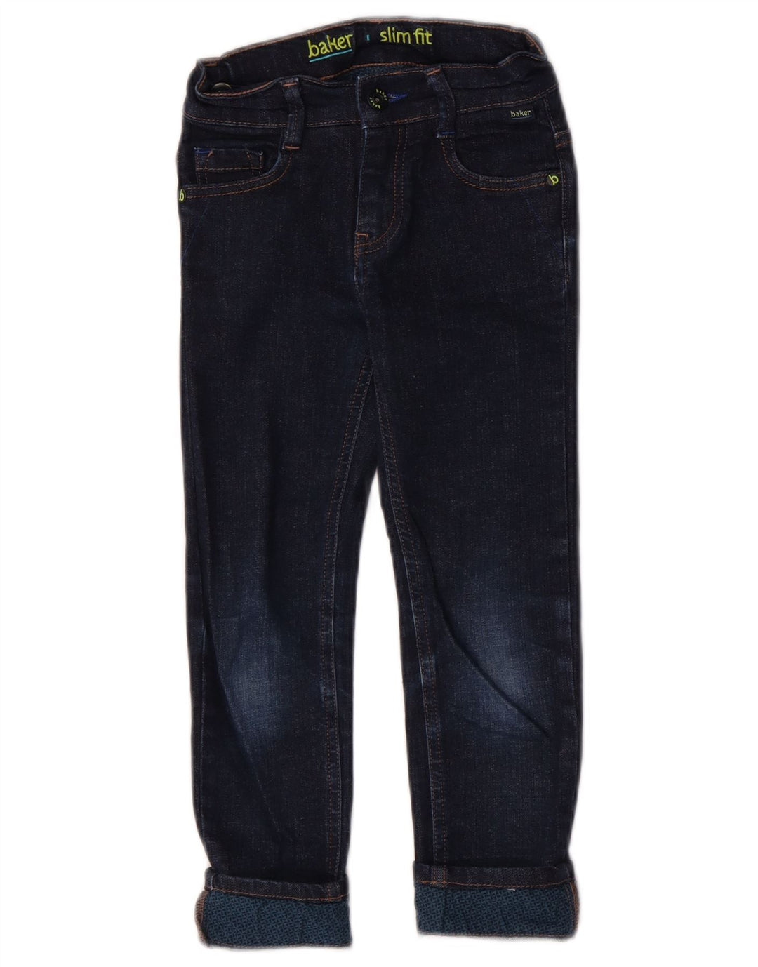 Dżinsy chłopięce Ted Baker Slim, 5-6 lat, W20 L20, granatowe, bawełniane