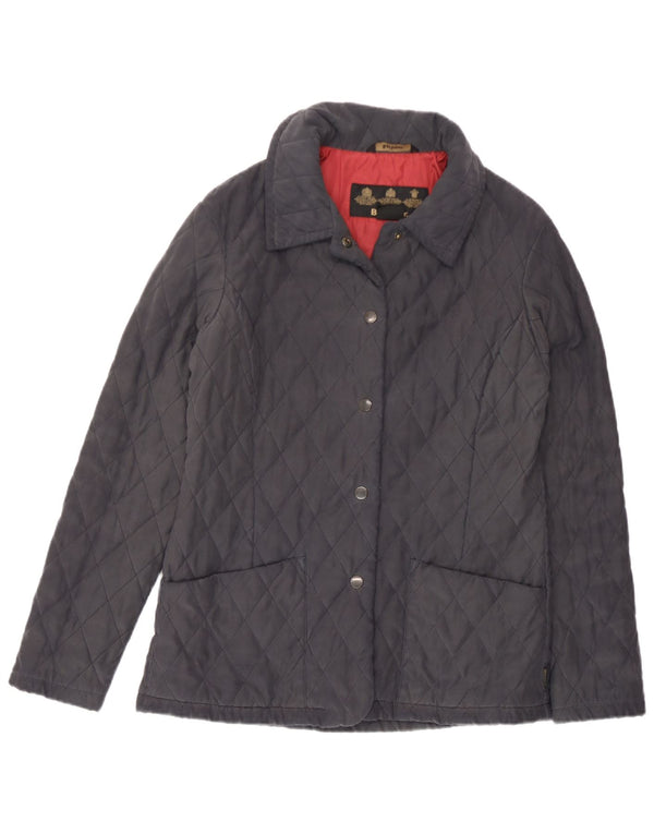 Damska pikowana kurtka Barbour UK 10, mała, granatowa