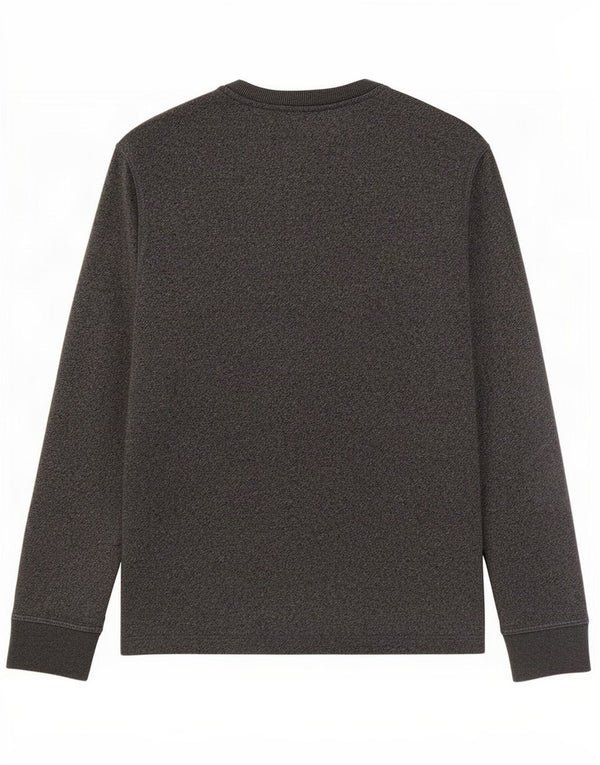 Superdry Mens Top Long Sleeve Small Grey Cotton