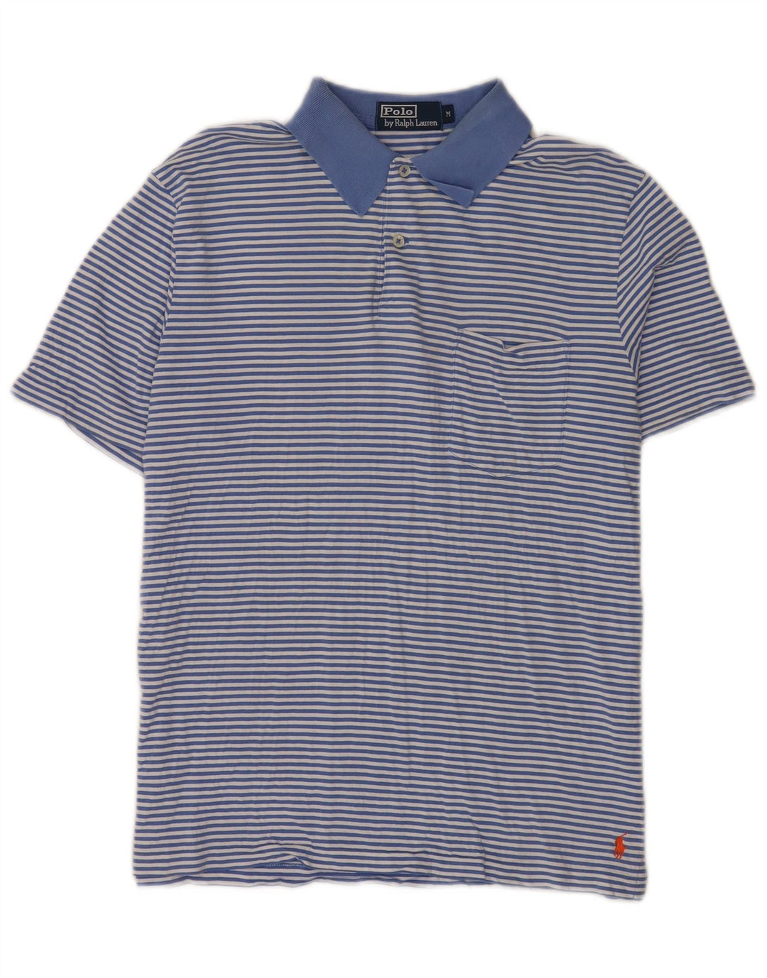 Koszula męska Polo Ralph Lauren w średnie niebieskie prążki