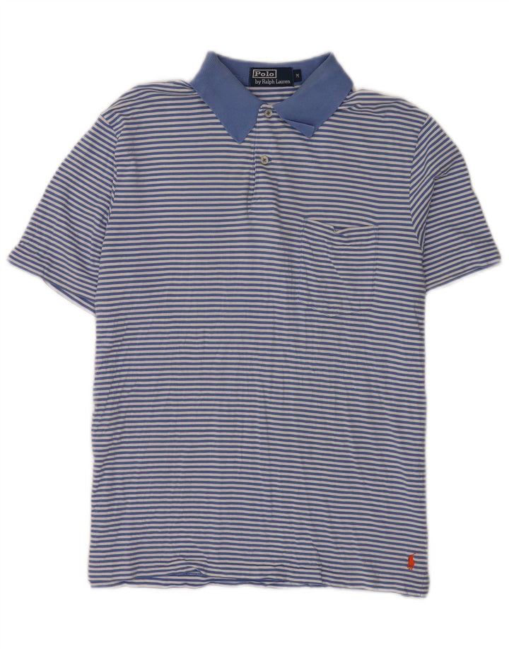 Koszula męska Polo Ralph Lauren w średnie niebieskie prążki