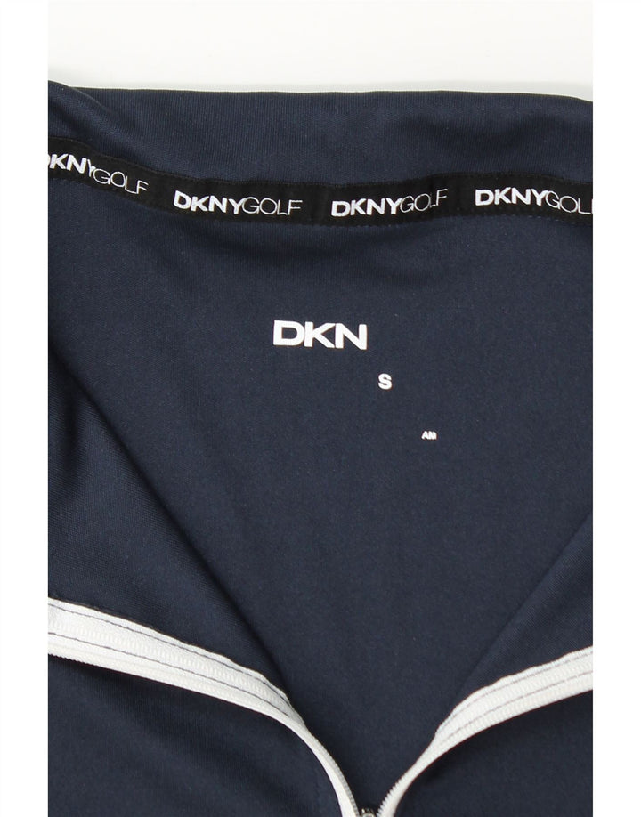 Męski dres Dkny z zamkiem błyskawicznym i małym, granatowym blokiem kolorów