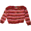 BENETTON Girls Crew Neck Jumper Sweater 6-7 Years Small Multicoloured Vintage Benetton and Second-Hand Benetton from Messina Hembry 