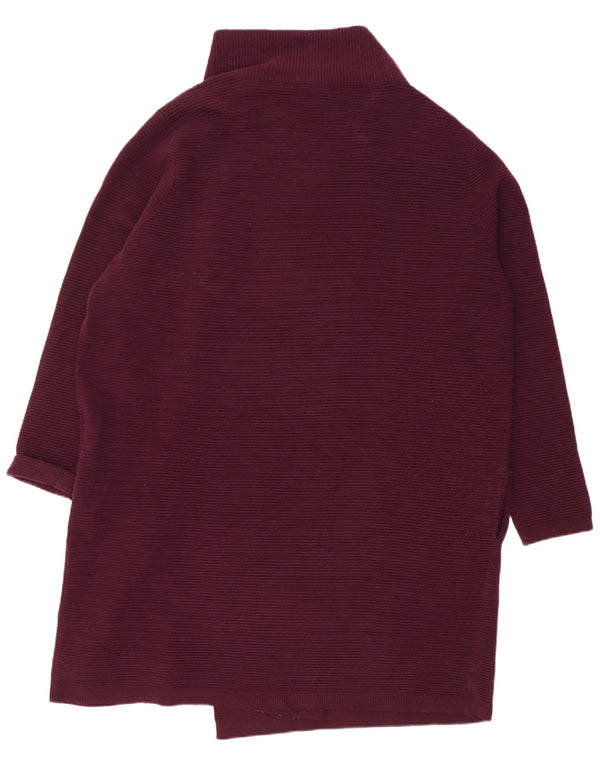 Damski sweter oversize z długim rękawem Phase Eight, UK 16, duży, bordowy