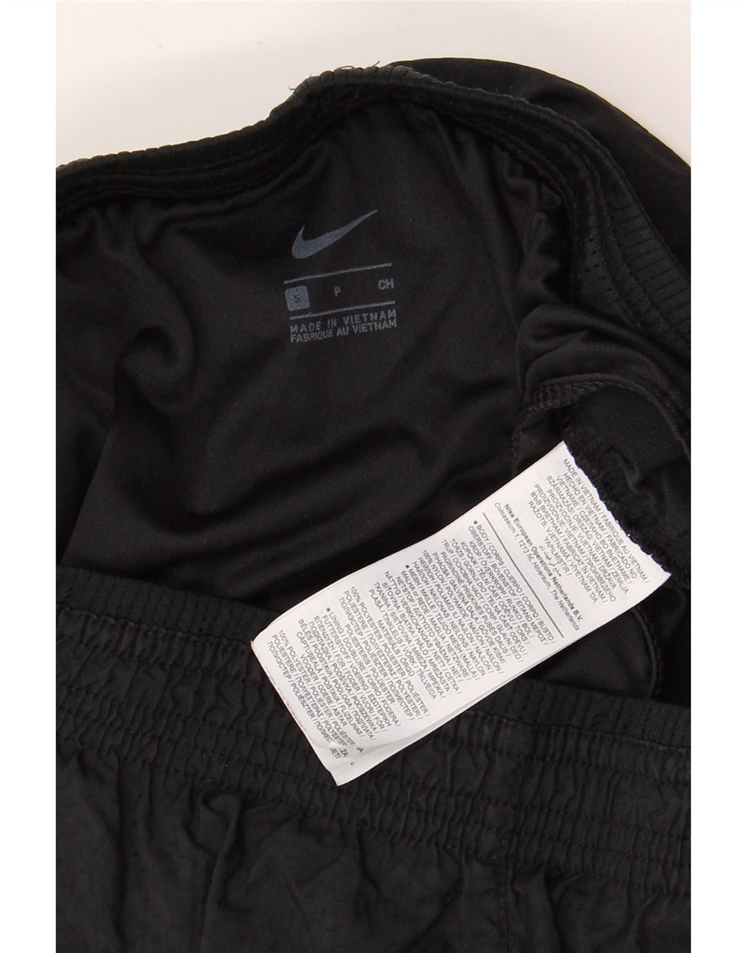 Damskie spodenki sportowe NIKE Graphic UK 8, małe, czarne, poliestrowe