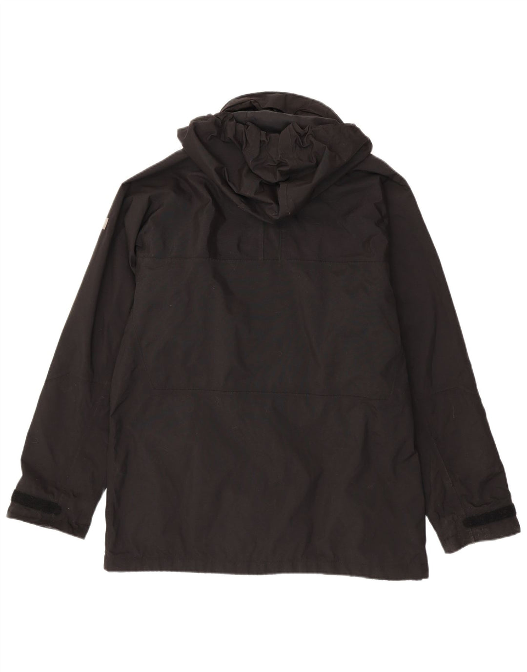 HELLY HANSEN Męska kurtka przeciwdeszczowa z kapturem UK 38 Średni czarny nylon