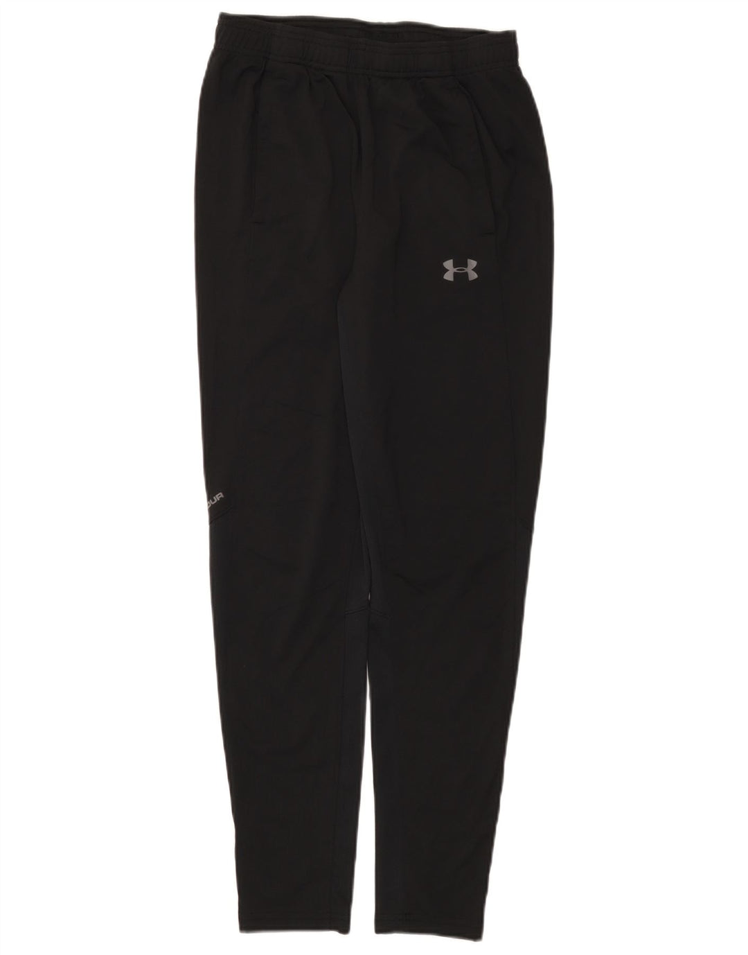 Męskie spodnie dresowe Under Armour, małe, czarne, poliestrowe
