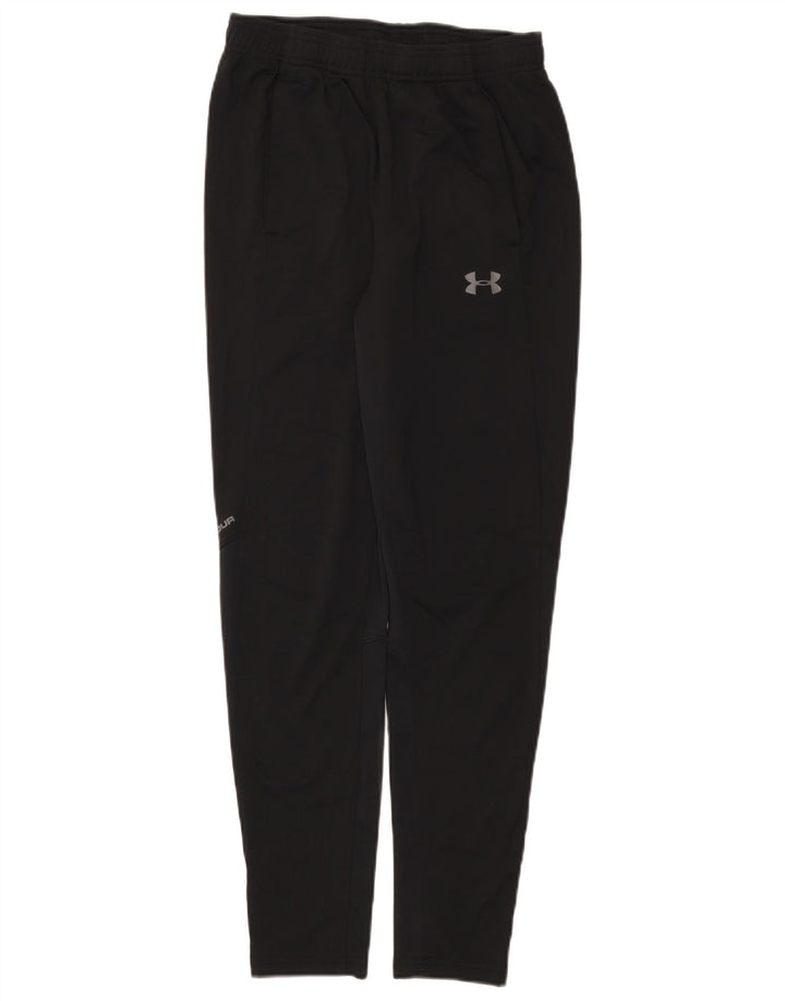 Męskie spodnie dresowe Under Armour, małe, czarne, poliestrowe