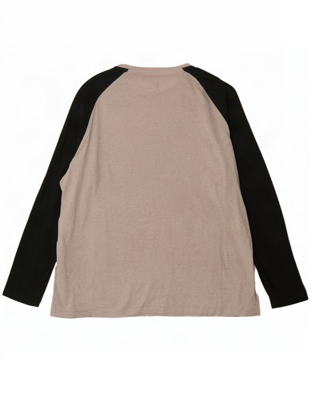 Męski top Fat Face z długim rękawem 2XL, szara, bawełniana w bloki kolorów