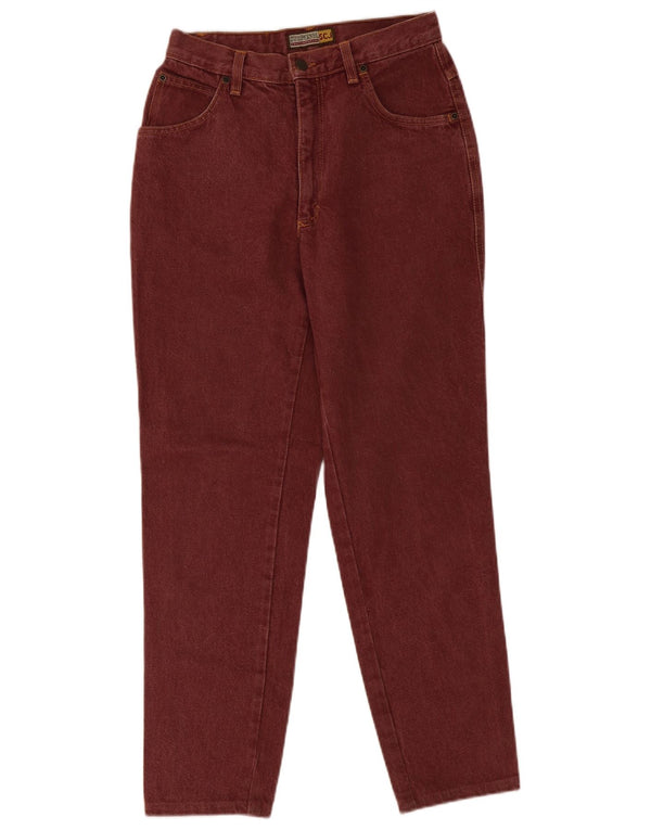 Jeansy damskie Stefanel IT 44 Medium W30 L30 Burgundowa bawełna