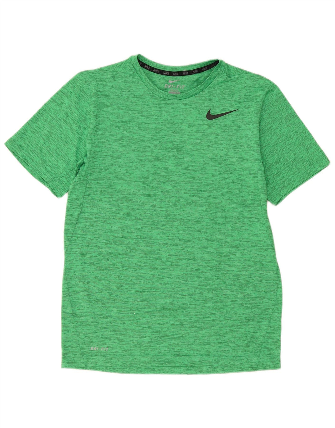 Męski T-shirt Nike Dri Fit Top, średni, zielony, nakrapiany poliester