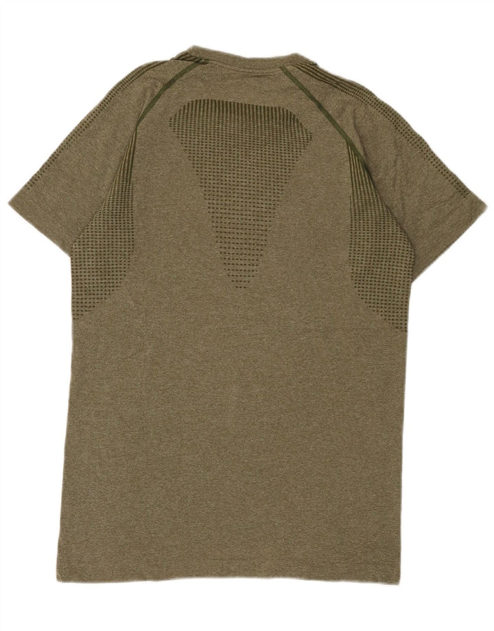 Męski t-shirt Puma Top, mały, khaki