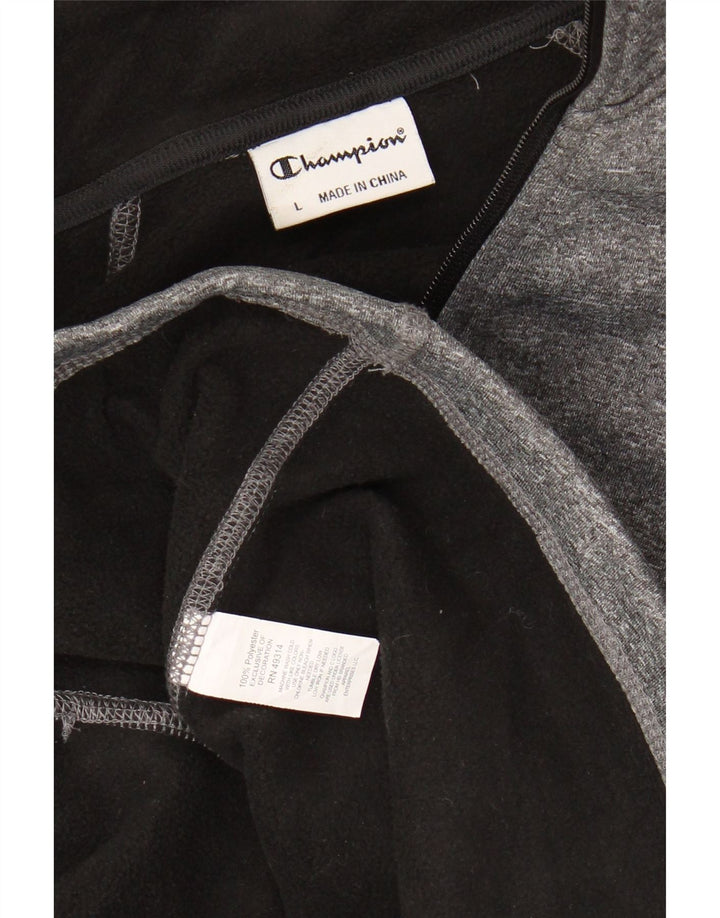 Damska kurtka dresowa Champion UK 16, duża, szara, nakrapiana, poliester