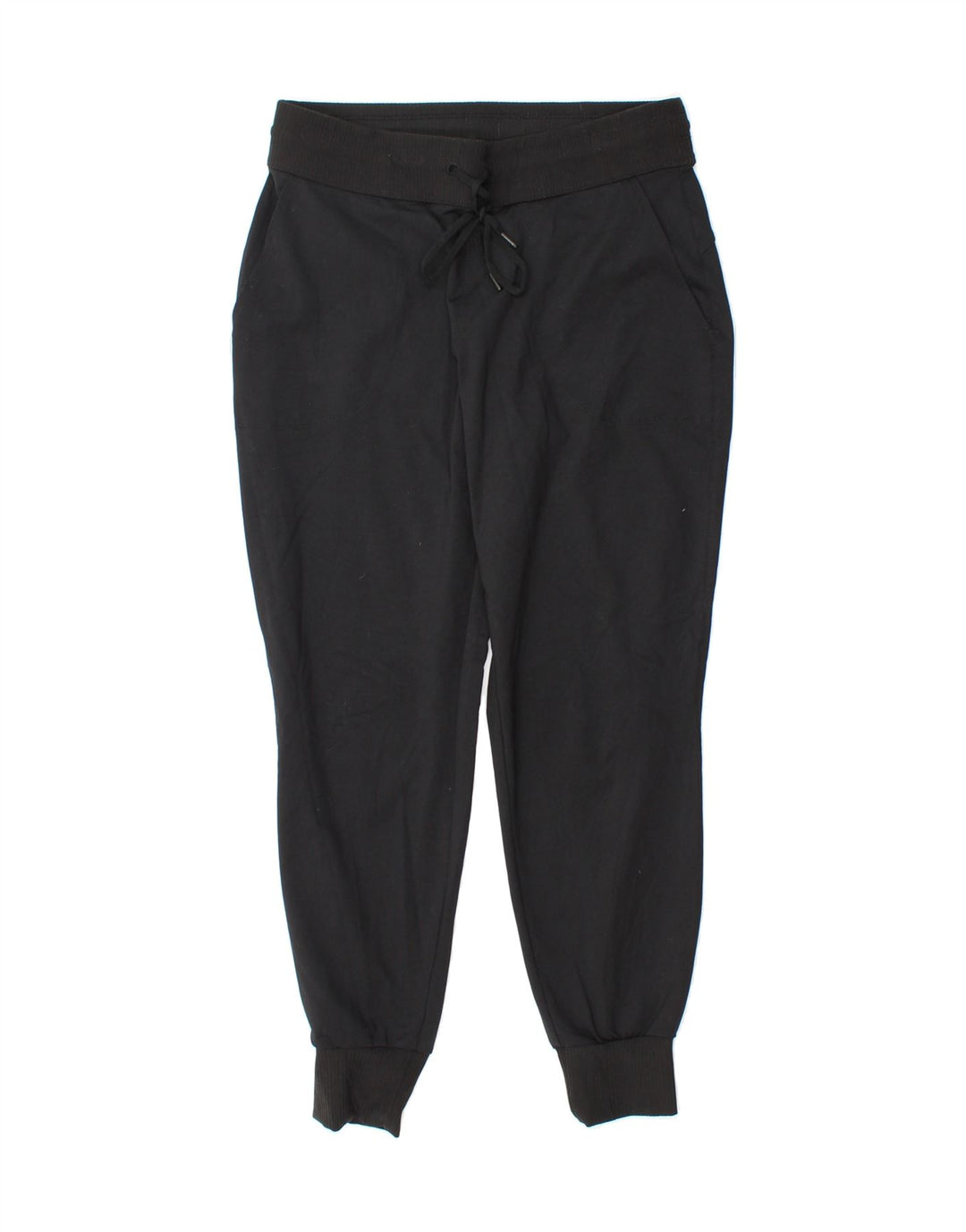 ATHLETA Womens Tracksuit Trousers Joggers UK 6 XS  Black Polyester Vintage Athleta and Second-Hand Athleta from Messina Hembry 