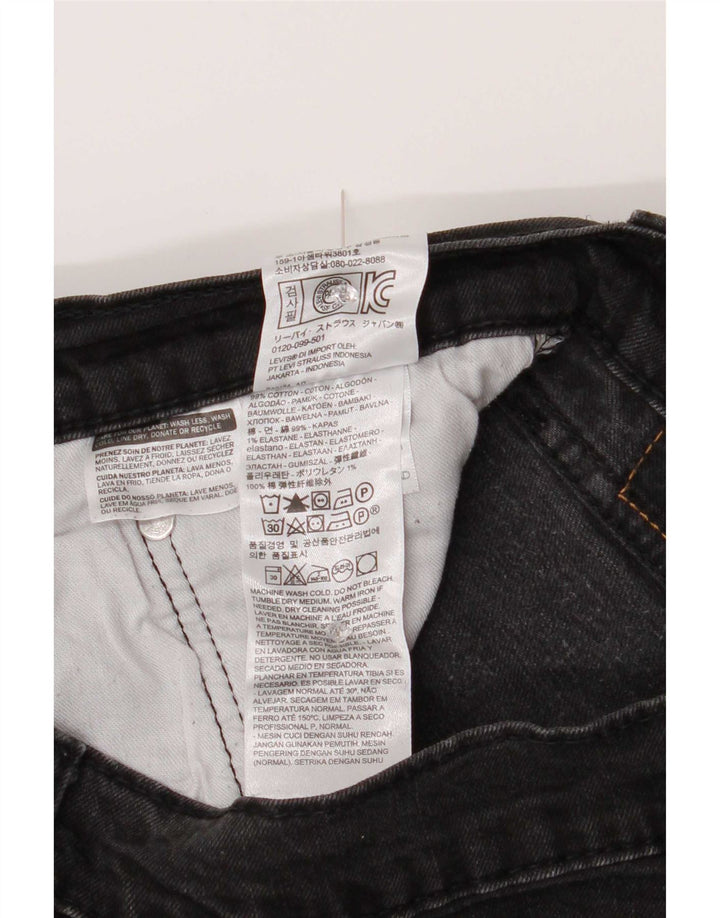 Męskie jeansy Levi's 502 Tapered W34 L29 Szara bawełna