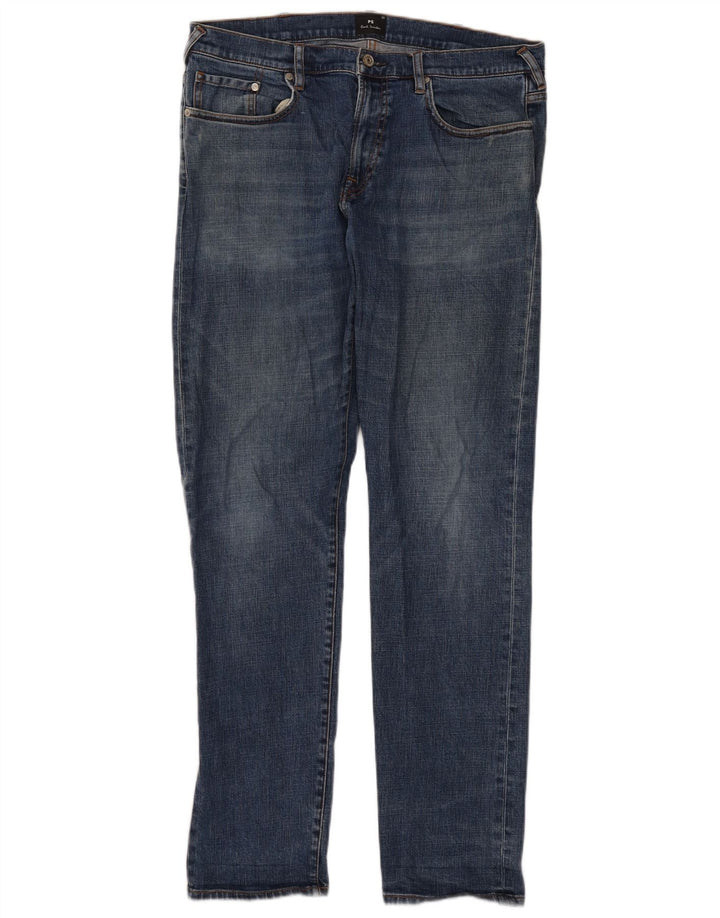 Męskie jeansy slim Paul Smith W33 L31 niebieskie