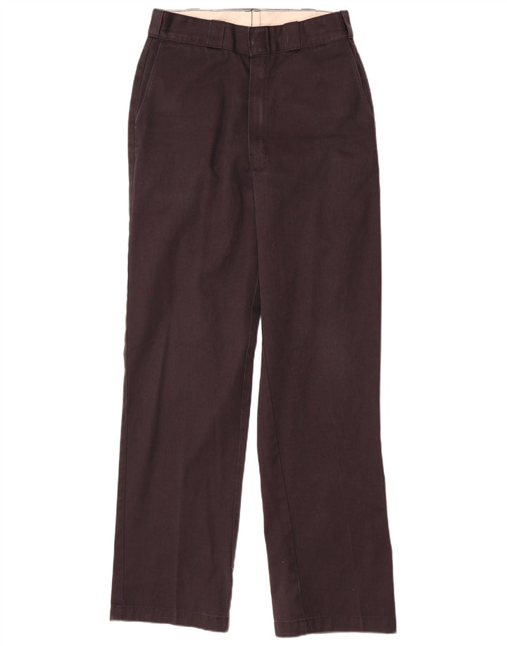 Męskie proste spodnie chino Dickies W32 L34 brązowy poliester