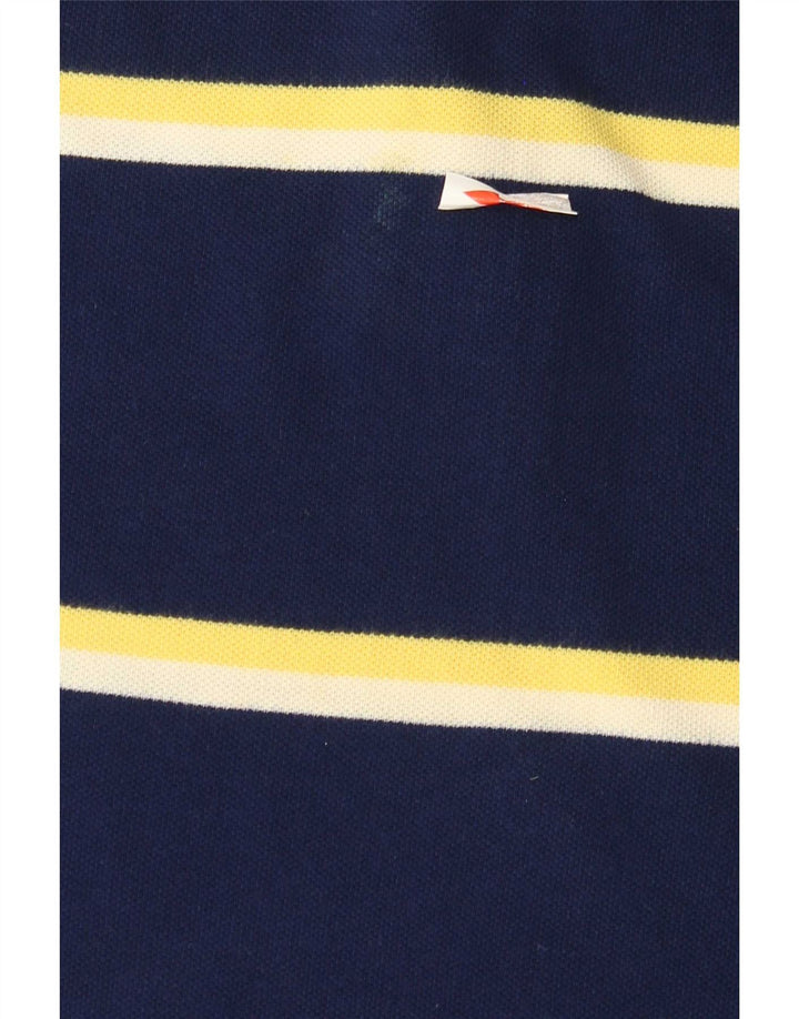 Męska koszulka polo Chaps, duża, bawełniana w granatowe paski