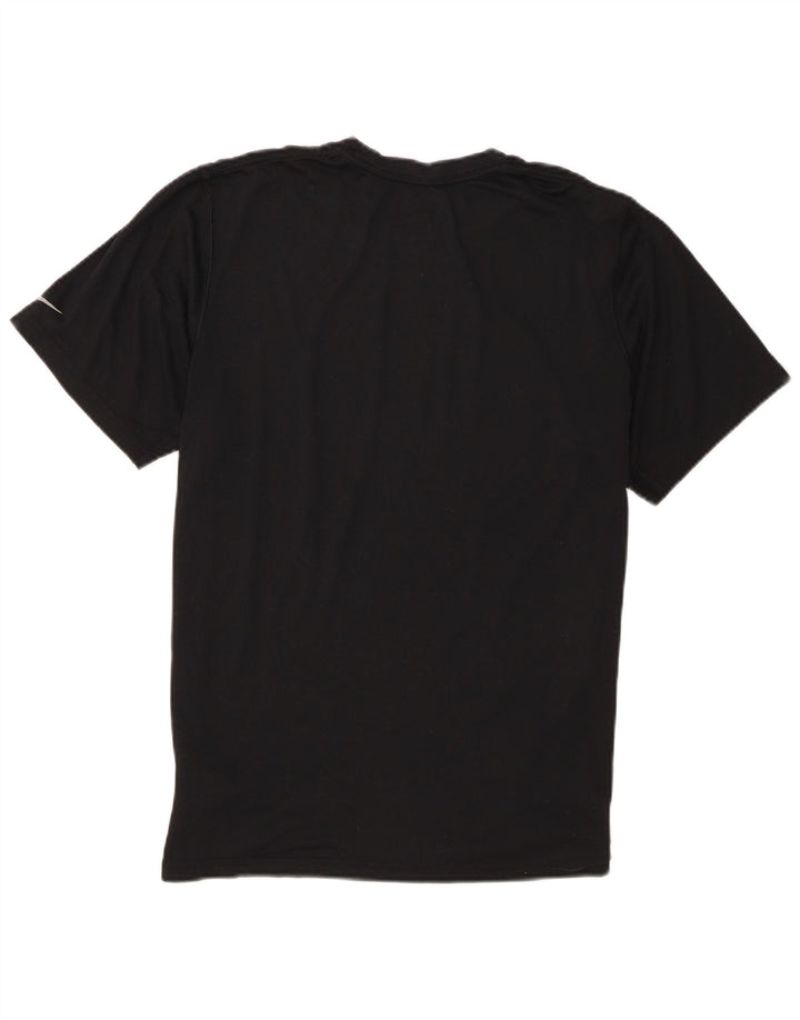 Męski T-shirt z grafiką Nike Dri Fit, średni czarny poliester