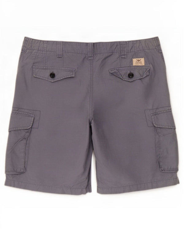 Męskie spodenki cargo Polo Ralph Lauren Classic Fit W36, duże, niebieskie, bawełniane