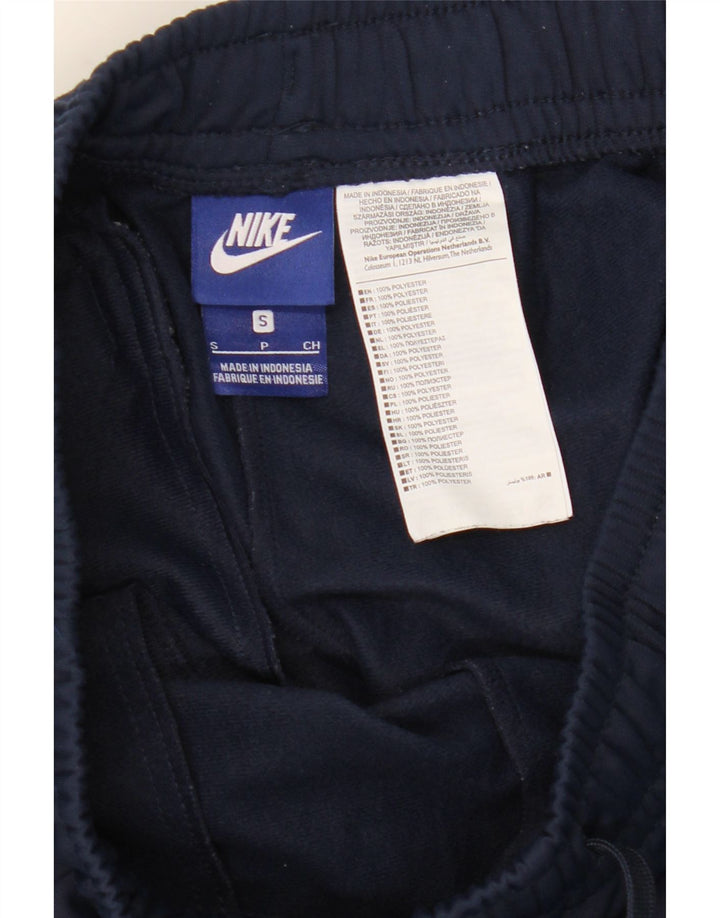 Męskie spodnie dresowe NIKE Joggery, małe, granatowe, poliestrowe