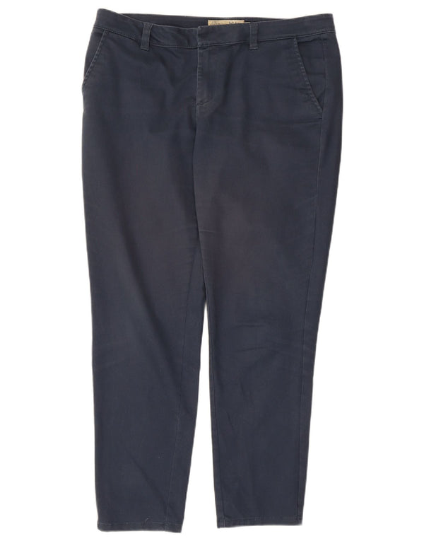 Spodnie damskie Fat Face Slim Chino UK 12 Medium W34 L26 Granatowa bawełna